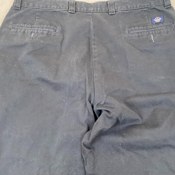 Dockers Mens Khakis 36x32 Black Pants 100% Cotton Casual Trousers Straight Leg - Picture 14 of 15